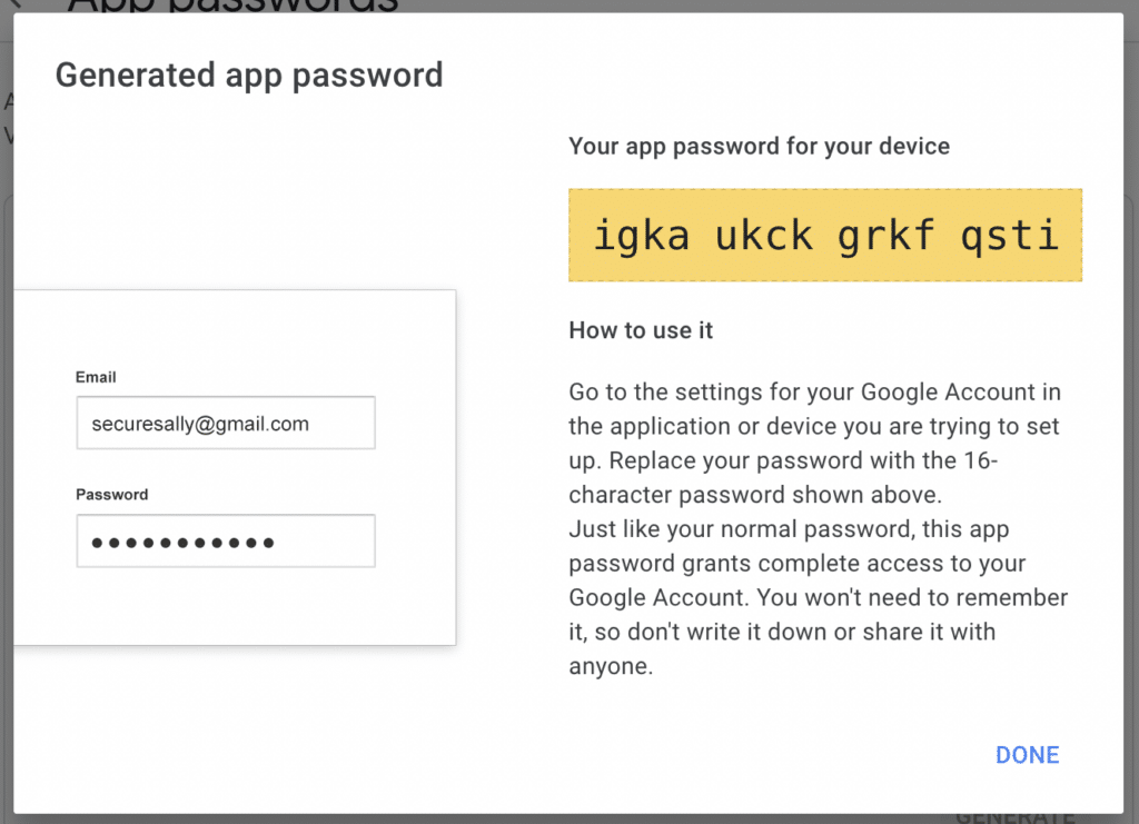 google-app-password
