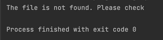 try-except example output in Python