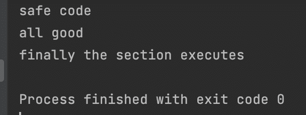 try-except-else-finally in python example