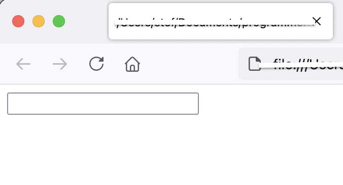 text field on HTML - unfocused