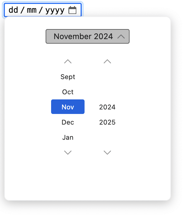 datepicker with date min max example html