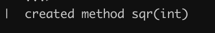 create a method in jshell example
