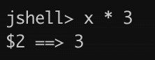 multiply a number in jshell example