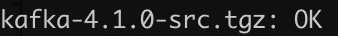 shasum correct verification output example