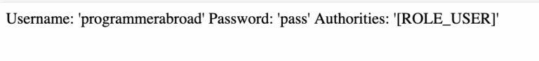 LoggedIn user with changed password - spring security